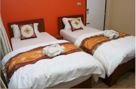 Hotel rooms for rent at Thamel
